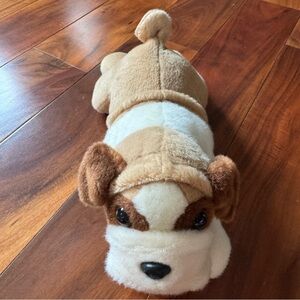 Plush Pug - Brown and White